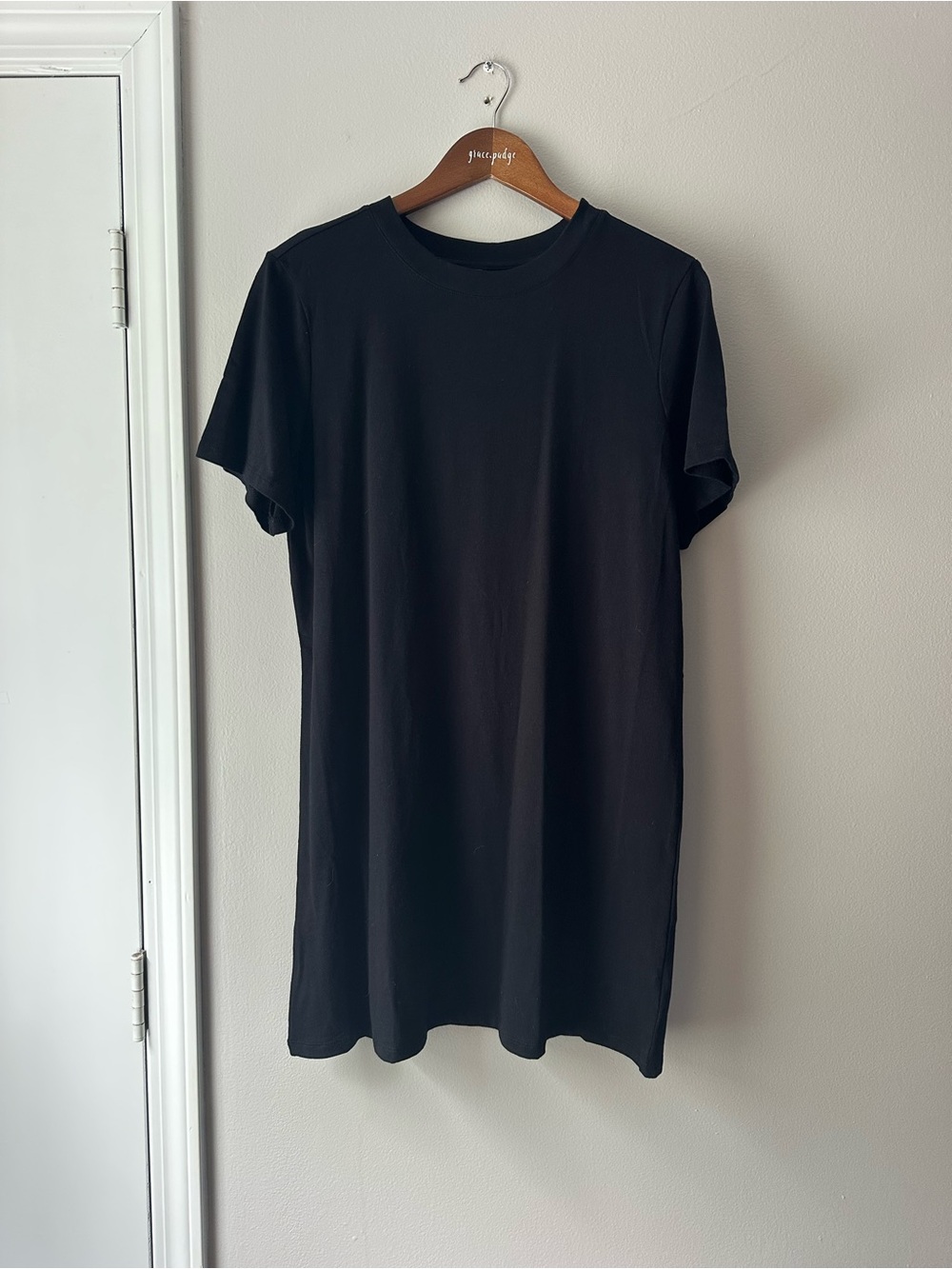 Classic Crew Neck T-Shirt Dress